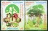 #BD200408 - Bangladesh 2004 National Tree Plantation Campaign - 2v Stamps MNH   0.80 US$ - Click here to view the large size image.
