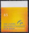 #DEU201614 - Germany 2016 the 500th Anniversary of the German Beer Purity Law 1v MNH   0.60 US$ - Click here to view the large size image.