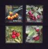 #ROU201728 - Romania 2017 Flora - Berries 4v Stamps MNH - Foods   7.80 US$ - Click here to view the large size image.