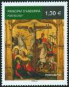 #AND200705 - Andorra (France) 2007 the Crucifixion Christ : Predella of the Altar of Saint-Michel De Prats Church 1v Stamps MNH   1.99 US$ - Click here to view the large size image.