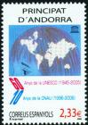 #ANDS200601 - Andorra (Spain) 2006 60th Anniversary of Unesco & 10th Anniversary of the andorran National Commission For Unesco (Cnau) 1v Stamps MNH Globe   2.84 US$ - Click here to view the large size image.