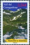 #AND200709 - Andorra (France) 2007 Coma Pedrosa Valley 1v Stamps  MNH Mountain Waterfall   3.99 US$ - Click here to view the large size image.