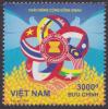 #VNM201505 - The 48th Anniversary of Asean - Joint Community Issue 1v MNH 2015   0.39 US$