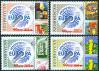 #AZB200710 - Azerbaijan 2007 50th Anniversary of the First Europa 4v Overprinted Stamps (Perforated) MNH - Stamps on Stamps   4.99 US$ - Click here to view the large size image.