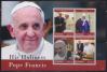 #GHA201408A - Ghana 2015  Pope Francis M/S MNH   3.80 US$ - Click here to view the large size image.